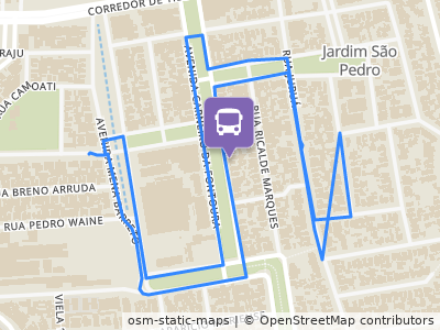 Mapa da parada