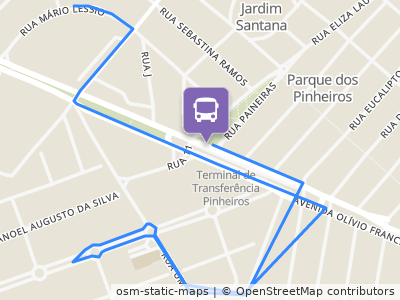 Mapa da parada