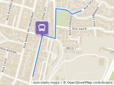 Mapa da parada