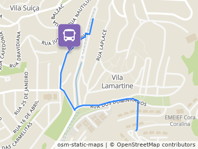 Mapa da parada