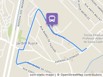 Mapa da parada