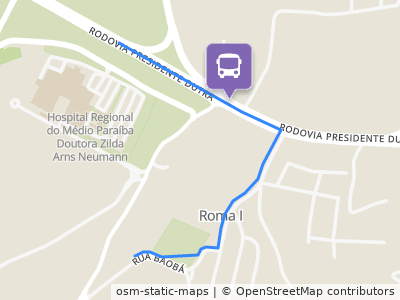Mapa da parada
