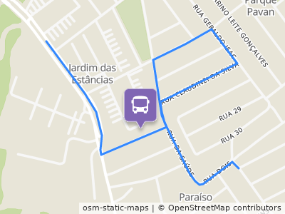 Mapa da parada