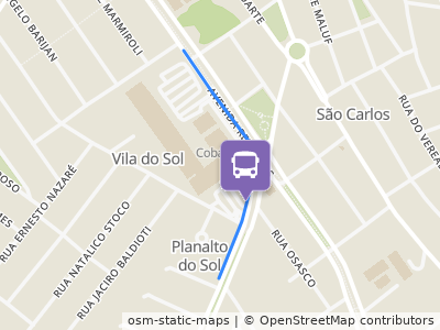 Mapa da parada