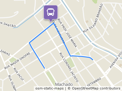 Mapa da parada