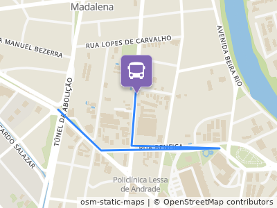 Mapa da parada
