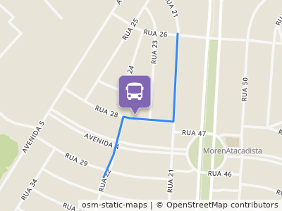 Mapa da parada
