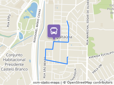 Mapa da parada