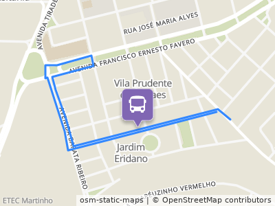 Mapa da parada