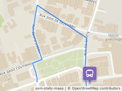 Mapa da parada