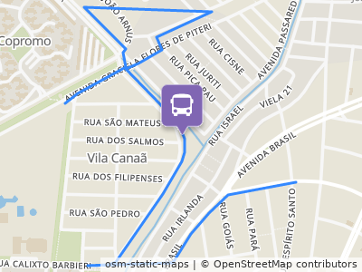Mapa da parada