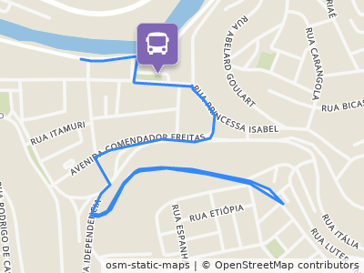 Mapa da parada