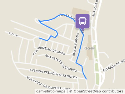 Mapa da parada
