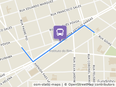 Mapa da parada