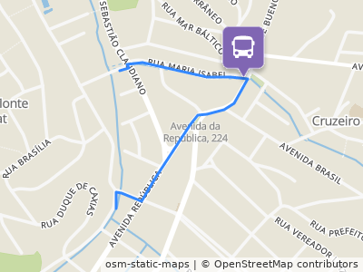 Mapa da parada