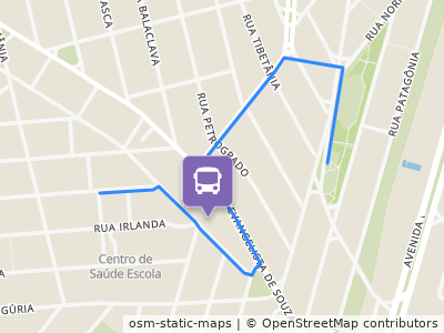 Mapa da parada
