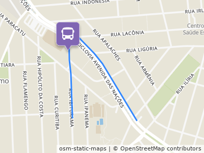 Mapa da parada