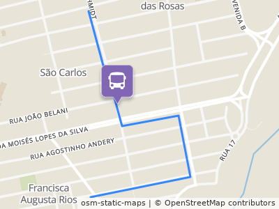 Mapa da parada