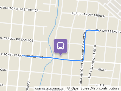 Mapa da parada