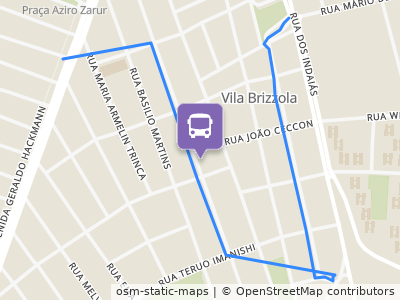 Mapa da parada