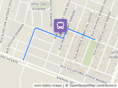 Mapa da parada