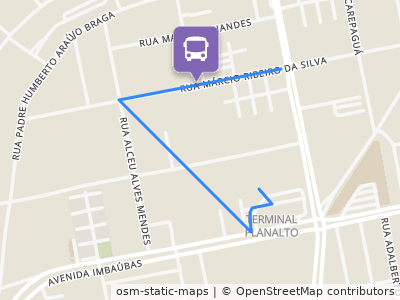 Mapa da parada