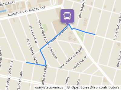 Mapa da parada