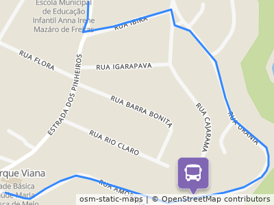 Mapa da parada