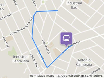 Mapa da parada