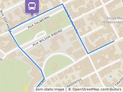 Mapa da parada
