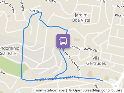 Mapa da parada