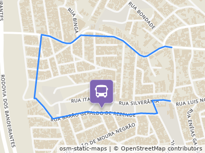 Mapa da parada