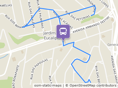 Mapa da parada