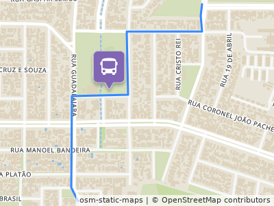 Mapa da parada