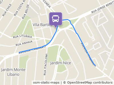 Mapa da parada