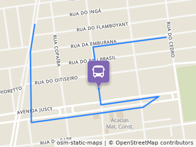 Mapa da parada