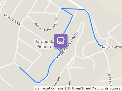 Mapa da parada