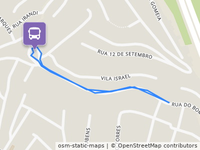 Mapa da parada