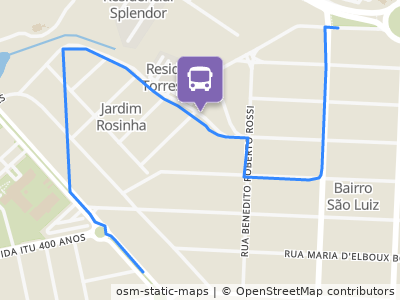Mapa da parada