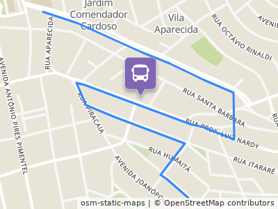 Mapa da parada