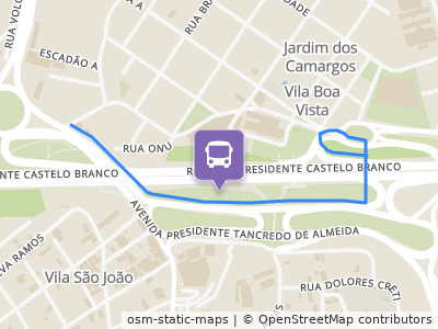 Mapa da parada