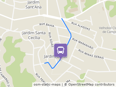 Mapa da parada