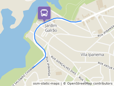 Mapa da parada