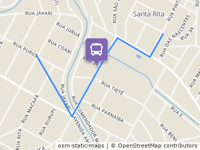 Mapa da parada