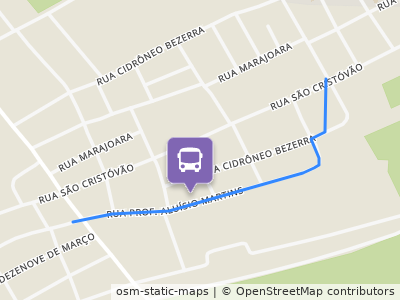 Mapa da parada