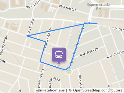 Mapa da parada