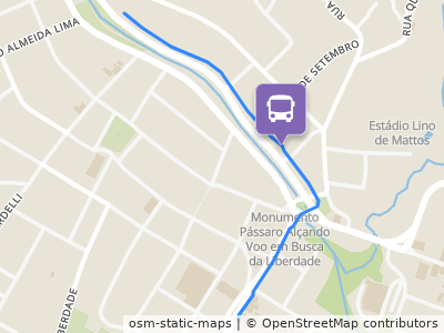 Mapa da parada