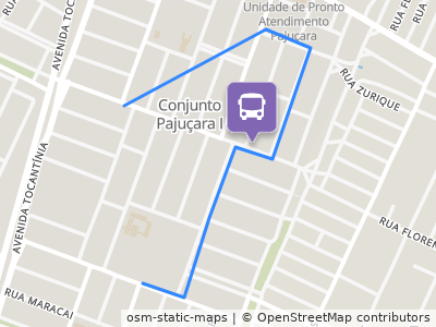 Mapa da parada