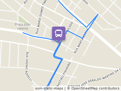 Mapa da parada