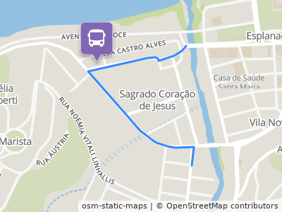 Mapa da parada